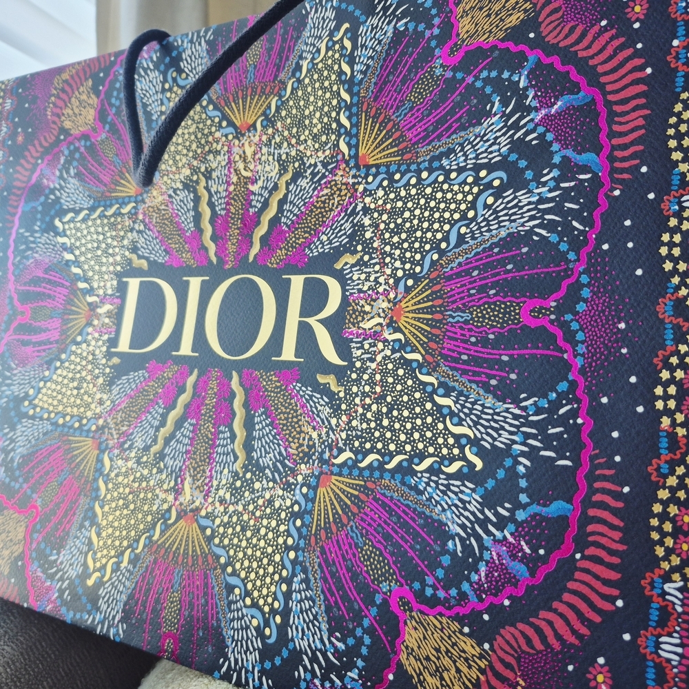 Luxury Christian  Dior Holiday Toile Dior Multicolor Designergift  Bag 16.5x5x12 - Picture 2 of 16